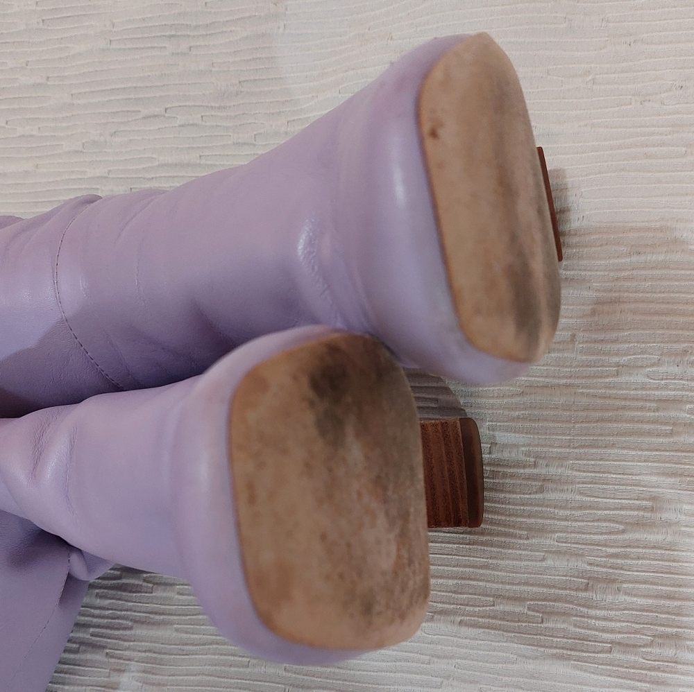 Lavender Kate Spade Heeled Rochelle Boots Size 7.5 - Picture 11 of 16